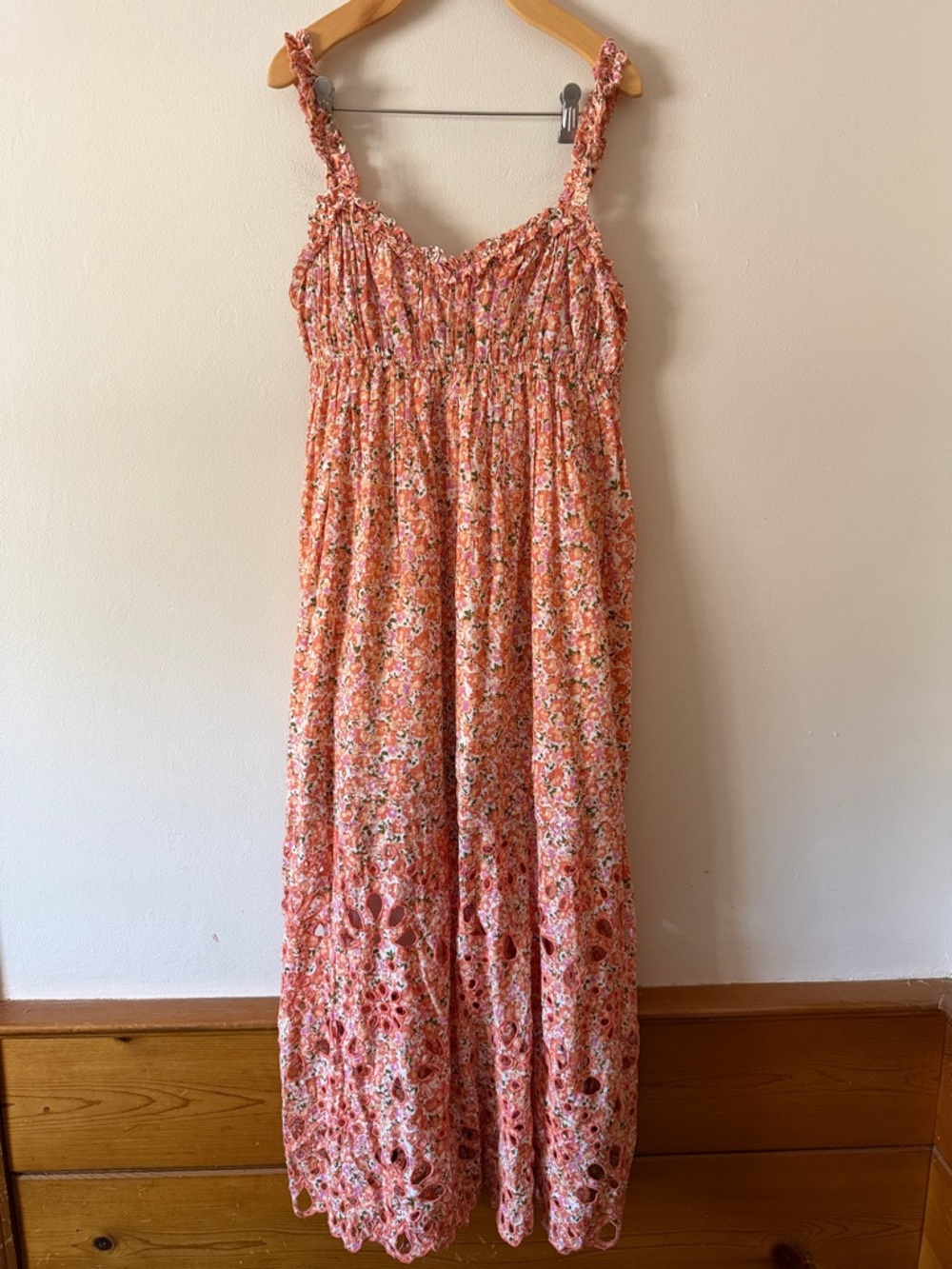Anthropologie Sweetheart Babydoll Maxi Dress Size M - Picture 2 of 9